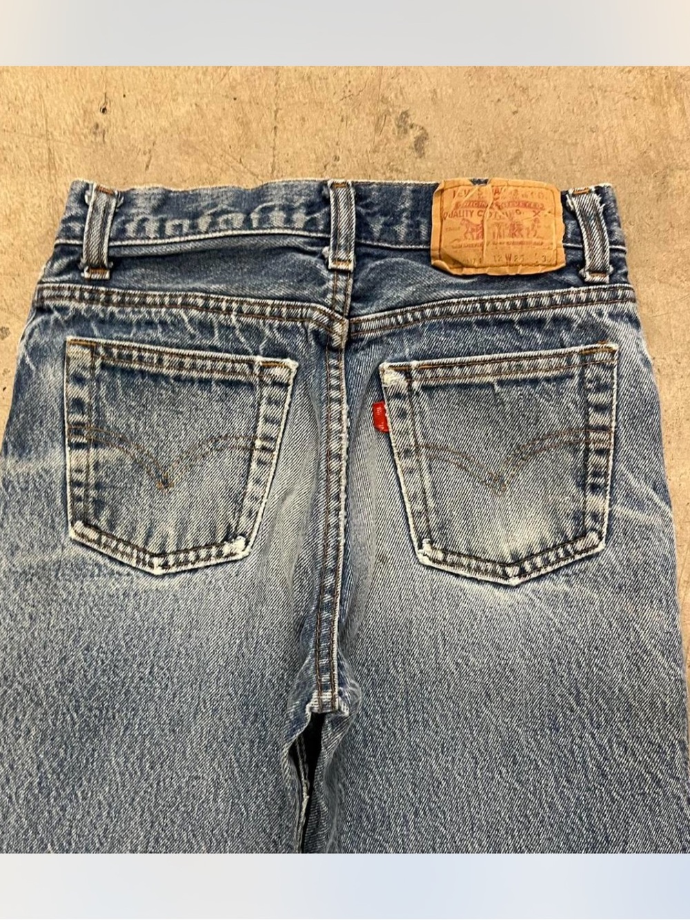 Levi's Women’s Vintage Wash Blue Denim Jeans